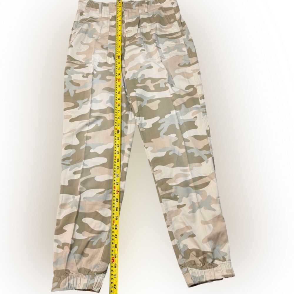 Gap Girlfriend Utility Joggers Light Camo Cargo Pants Size 12 Tall Y2K Aesthetic - Picture 6 of 13